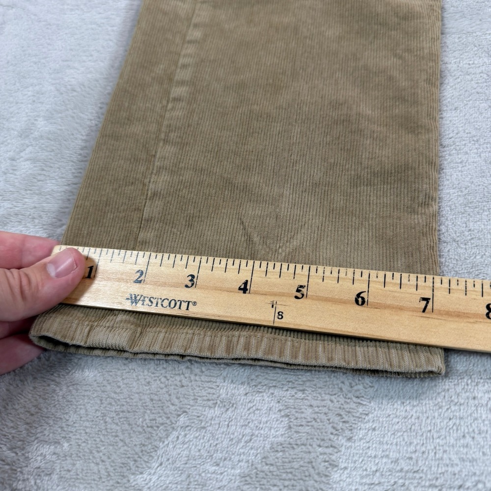Brooks Brothers Red Fleece Mens 36x30 Tan Corduroy Pants Straight Leg Stretch - Picture 11 of 12